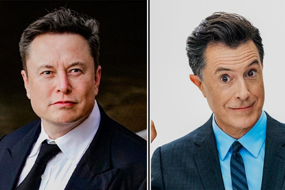 Stephen Colbert explains free speech as much as possible for Twitter CEO Elon Musk