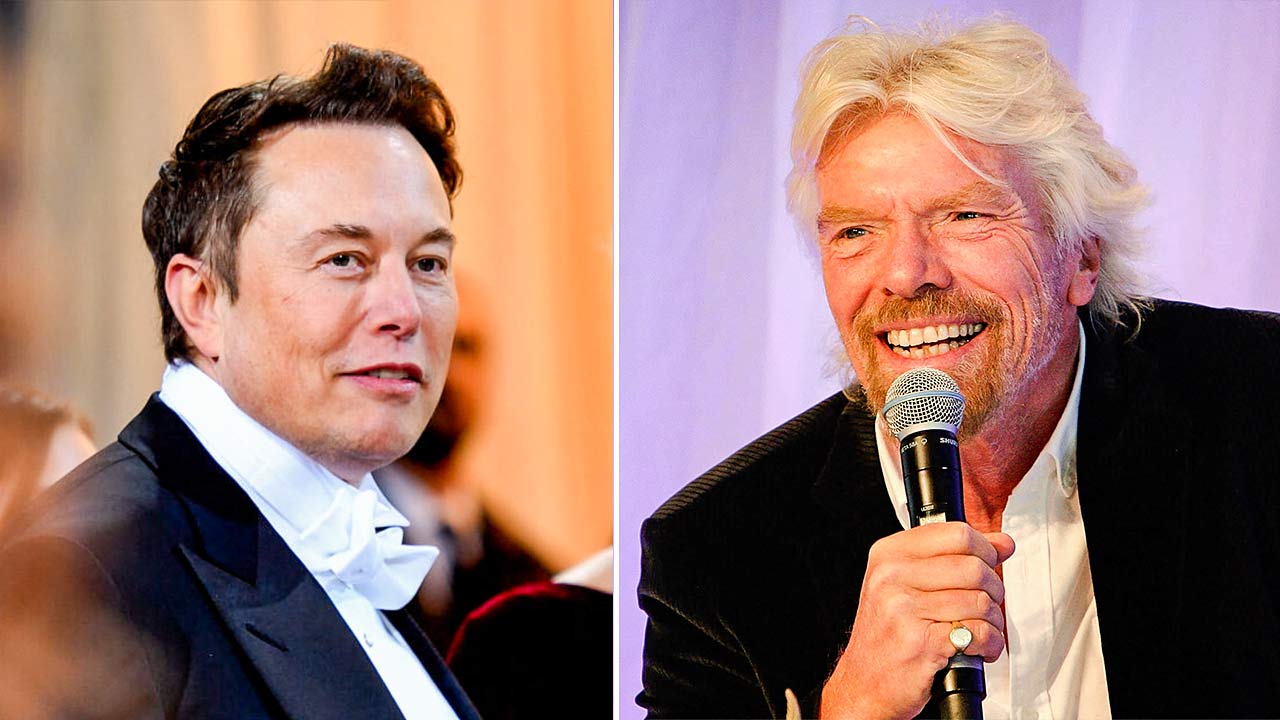 Richard Branson says Elon Musk surprised him in his kitchen at 2 AM last year before spaceflight