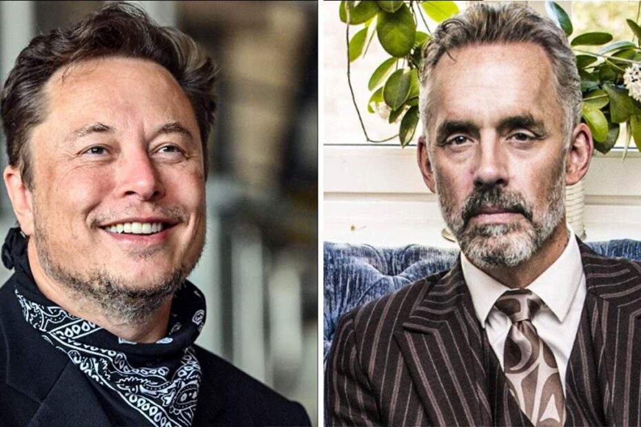 Jordan Peterson shows off that big tech drip in his new Twitter suit, complete with Elon Musk tie