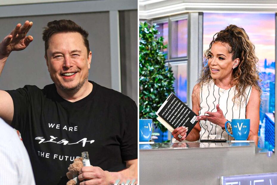 Sunny Hostin Flops After Clashing With Elon Musk On The View