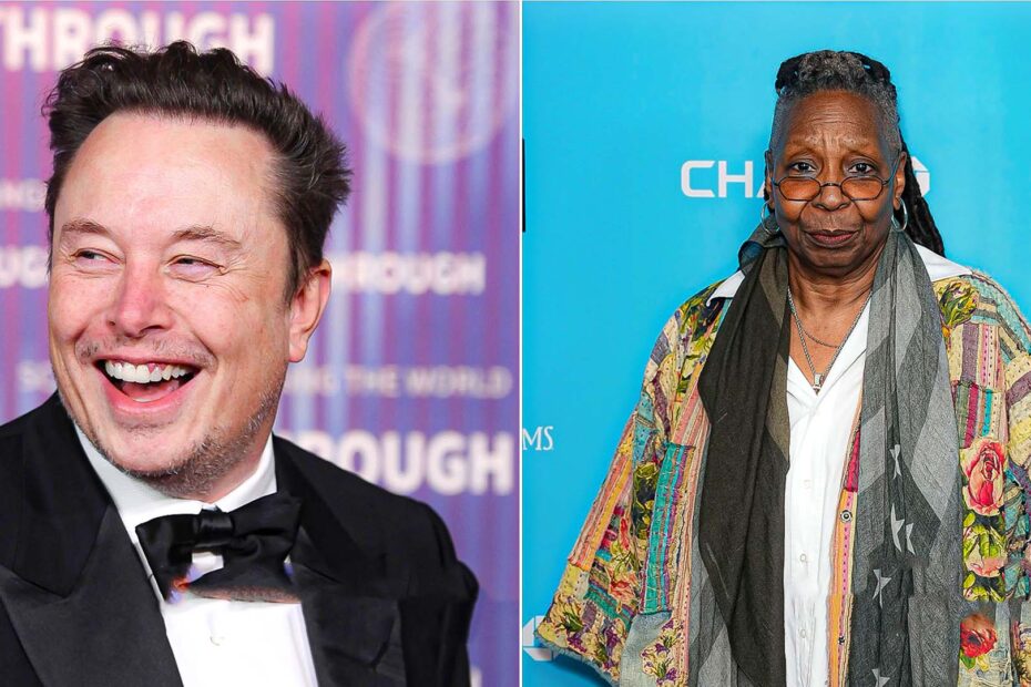 Elon Musk Criticizes Whoopi Goldberg "She Needs To Leave The View"
