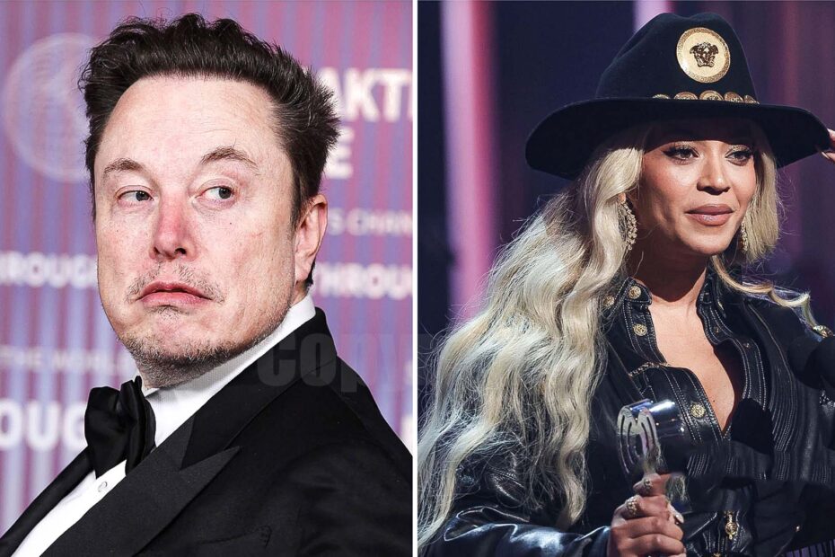Elon Musk Confronts Beyoncé: "You Should Be Fined for Impersonating a Country Artist"